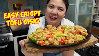 Sizzling Crispy Tofu Sisig