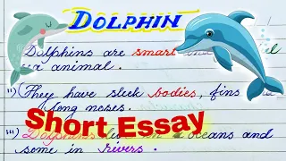 Dolphin essay in english | 10 lines on dolphin | dolphin per paragraph | essay on dolphin |