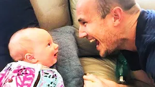 Daddy Takes Care of Baby - What Crazy Things Happens?