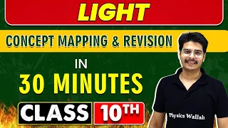 LIGHT in 30 Minutes || Mind Map Series for Class 10th