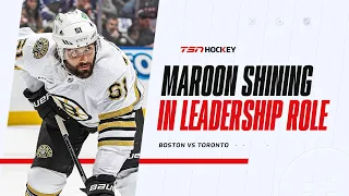 Maroon's leadership shining, no comment on Domi's 'bump' with Swayman