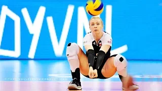 Agata Witkowska - Volleyball libero Actions | Volleyball Digs | Saves | Volleyball Reception