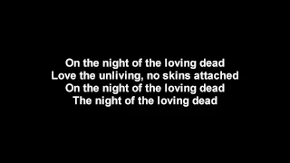 Lordi - The Night Of The Loving Dead | Lyrics on screen | HD