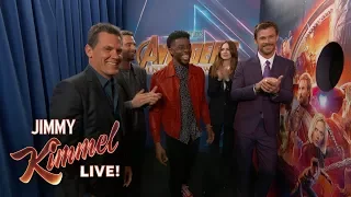 Infinity War Cast Surprises Avengers Fans