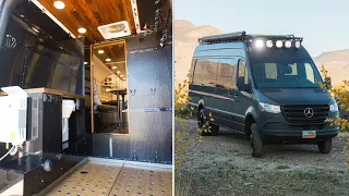 GENIUS new MODULAR Van Conversion 💡🛠️ w/ HUUUGE heated SHOWER WET ROOM 🚿