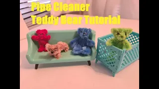 Pipe Cleaner Bear Tutorial - This is the way I do them.