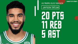 Jayson Tatum vs Philadelphia 76ers | 14.1.2022