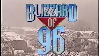 WJZ-TV Baltimore - 1996 - Blizzard of '96 5PM Open - WJZ 13