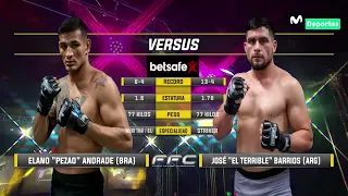 FFC 68: PEZAO ANDRADE (BRASIL) vs JOSÉ EL 'TERRIBLE' BARRIOS (PERÚ) | Fusion Fighting Championship