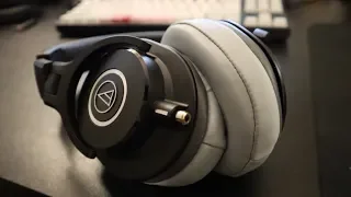 Modded ATH-M40X (or M50X) review - fixing the cable, sound, & comfort