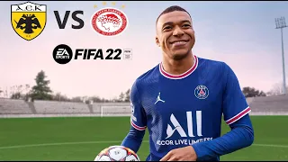 ΠΑΙΖΟΥΜΕ FIFA 22 ΤΟ ΝΤΕΡΜΠΥ ΑΕΚ-ΟΛΥΜΠΙΑΚΟΣ (PS5-XBOX SERIES)