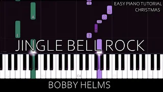 Christmas - Jingle Bell Rock (Easy Piano Tutorial)