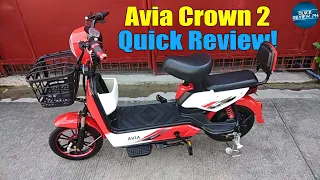 NEW Avia Crown 2 E-Bike Quick Review! Bagong Trending na E-bike na SOBRANG MURA AT QUALITY PA