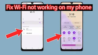 Fix wifi not working on Samsung phone but working on other devices