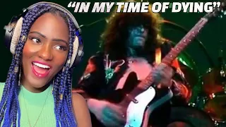 FIRST TIME REACTING TO |  LED  ZEPPELIN - “IN MY TIME OF DYING” EPIC PERFORMANCE! | SINGER REACTS