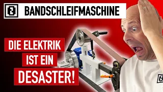 Bandschleifmaschine von Vevor • ich mache die Maschine sicherer • Elektrik & Elektronik