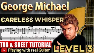 George Michael : Careless whisper guitar tab Tutorial ( guitarra )