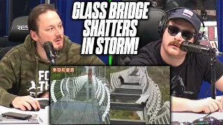 China's Famous Glass Bridge Broke In Terrible Storm!