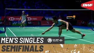 YONEX All England Open 2022 | Viktor Axelsen (DEN) [1] vs Chou Tien Chen (TPE) [4] | Semifinals