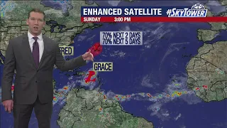 Tropical weather forecast Sunday night update