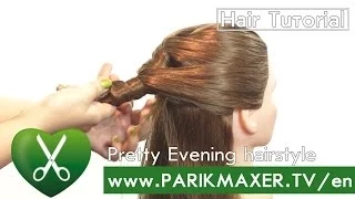 Pretty Evening hairstyle. parikmaxer tv english version