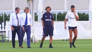 Pirlo Leads Juventus Training For The First Time