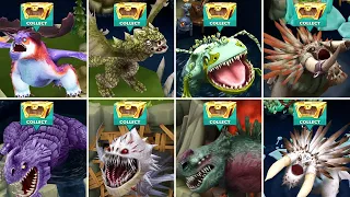 COLLECTING FROM ALL LEGENDARY DRAGONS - Dragons: Rise of Berk