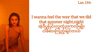 Selena Gomez,Marshmello - Wolves (Lyrics) Myanmar Subtitles #mmsub #Wolves #LanJM