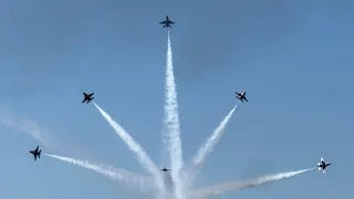 USAF Thunderbirds Demo Cleveland National Air show 9-4-23| USA. (Complete Demo)