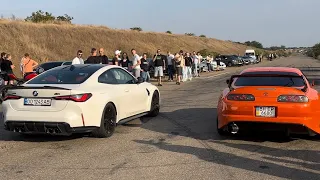 Supra 2jz 650hp vs BMW m4 st2