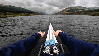 Silent Scottish Loch Solo Rowing Trip  *No Talking*