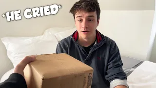 This Birthday SURPRISE Made Him Cry!