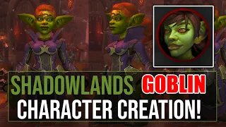 NEW Shadowlands Goblin Character Creation Options