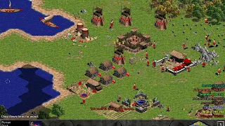 Age of Empires 1997 Classic AOE 15 mins Hard attack by enemy