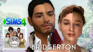 SIMS 4 | CAS |  Bridgerton CAST season one🤫💖 Satisfying CC build + CC links