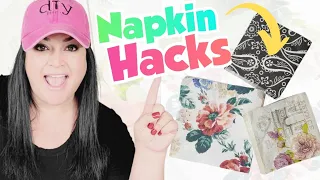 GENIUS DIY Crafts Using Napkins