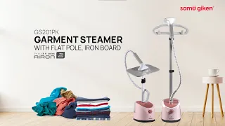 [UNBOX] Samu Giken Garment Steamer With Flat Pole & Iron Board, Model: GS201PK
