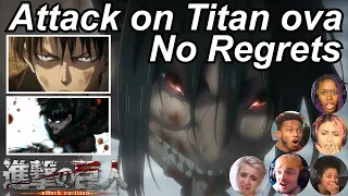 Attack on Titan OVA "No Regrets" Reactions | Great Anime Reactors!!! | 【進撃の巨人】【悔いなき選択】【海外の反応】