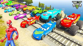 GTA V Epic New Stunt Race For Car Racing Challenge by Trevor and Shark #8999