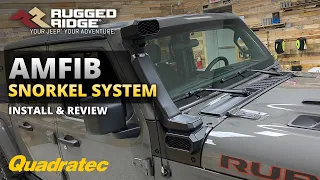 Rugged Ridge AmFib Snorkel System Review and Install for Jeep Wrangler JL and Jeep Gladiator JT