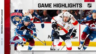 Panthers @ Avalanche 1/10 | NHL Highlights 2023