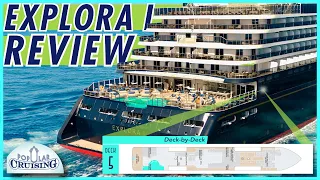 NEWEST in LUXURY Cruise Travel ~ Explora I Review and Deck-By-Deck Explora Journeys Cruise Ship Tour