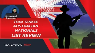 Australian Team Yankee Nationals List review