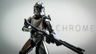 Hot Toys Chrome Clone Trooper Deluxe 1/6 Scale Figure 4K Unboxing Review