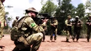 Aussie Army & U.S. Marines at the Fire Range