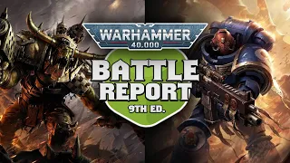 Orks Vs Crimson Fists Warhammer 40k Battle Report Ep 121