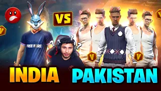 Indian White 444 🤬 vs Pakistani White 444 | Smooth 🇮🇳vs 4 Pakistani Players🇵🇰 | Garena- Free Fire