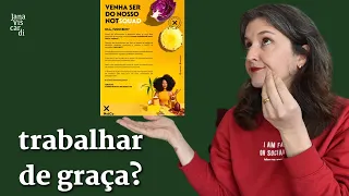 MARKETING DE INFLUÊNCIA E PRECARIZAÇÃO: PERMUTA NÃO! | JANA VISCARDI