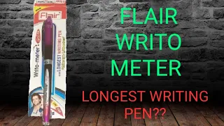 Unboxing Flair Writo meter gel pen !!! toppers pen