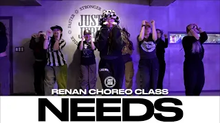 RENAN CHOREO CLASS | Tinashe - Needs | @justjerkacademy